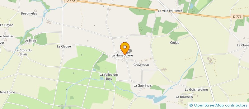 localisation de l'entreprise LE BOIS DES CHAMPS à AVESSAC