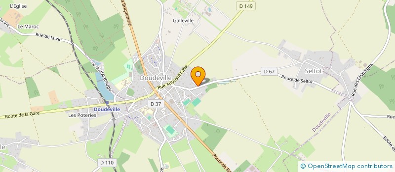 localisation de l'entreprise LE BOIS DES CHAMPS à DOUDEVILLE