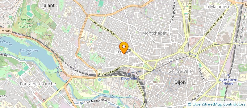 localisation de l'entreprise LE BOIS DES CHARMES à DIJON