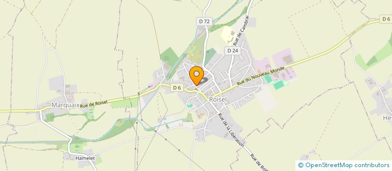 localisation de l'entreprise LE BOIS DES CHENES  ROISEL