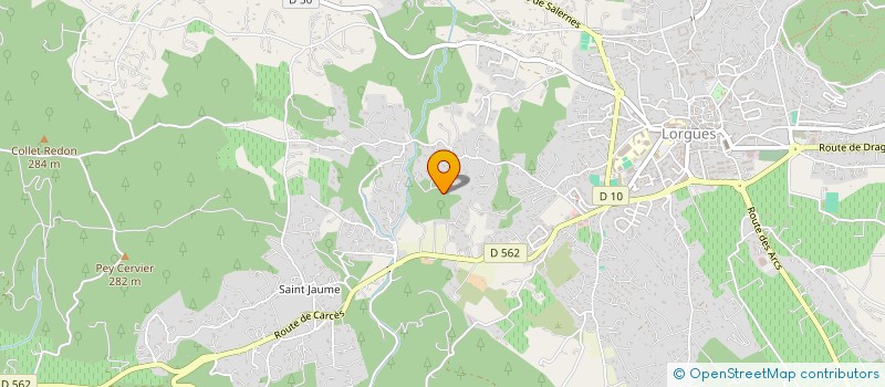 localisation de l'entreprise LE BOIS DES COMBES à LORGUES