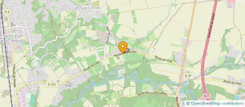 localisation de l'entreprise LE BOIS DES SOURCES  SAINT-PRIM