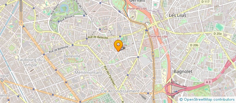 localisation de l'entreprise LE BOIS DU 20  PARIS