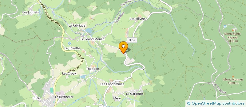 localisation de l'entreprise LE BOIS DU MORVAN à PROPIERES