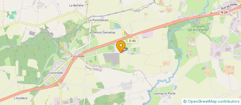 localisation de l'entreprise LE BOIS DU SEMIS  CHAVAGNE