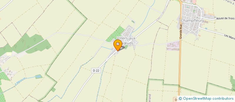 localisation de l'entreprise LE BOIS DU VIVIER  VILLERS-AUX-NUDS