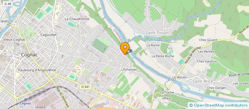 localisation de l'entreprise LE BOIS FLEURI  CHATEAUBERNARD