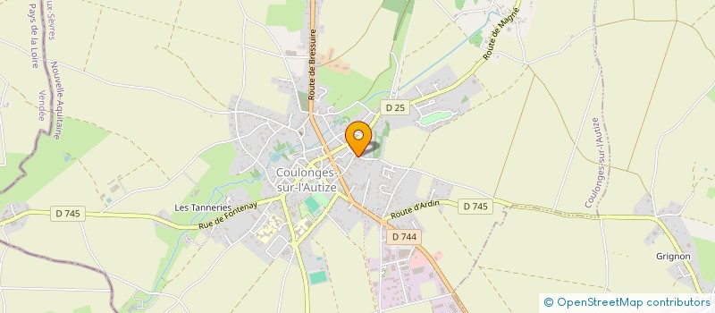 localisation de l'entreprise LE BOIS GAILLARD  COULONGES-SUR-L'AUTIZE