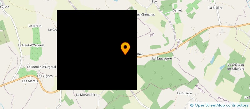 localisation de l'entreprise LE BOIS GAUTIER à FERRIERES-LA-VERRERIE