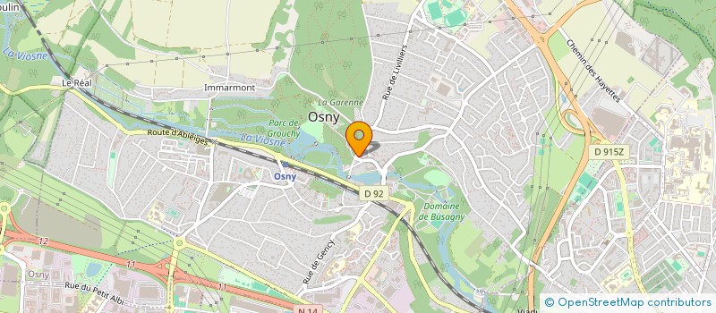 localisation de l'entreprise LE BOIS HAMON  OSNY