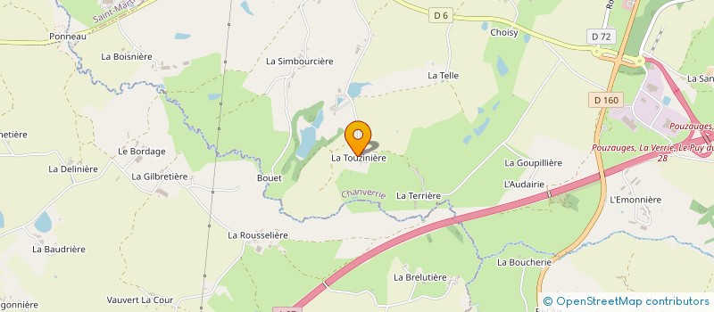 localisation de l'entreprise LE BOIS JOLI à CHANVERRIE
