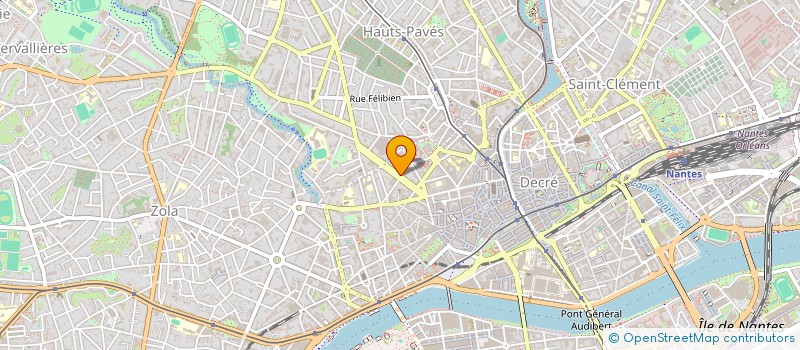 localisation de l'entreprise LE BOIS JOLI à NANTES