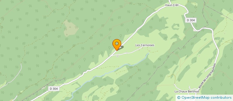 localisation de l'entreprise LE BOIS JOLI  SAINT-CLAUDE