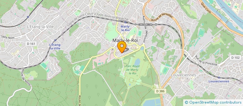 localisation de l'entreprise LE BOIS JOLY à MARLY-LE-ROI
