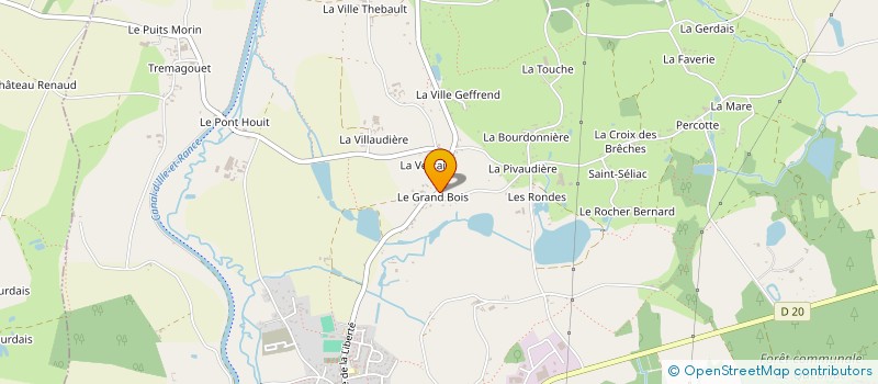 localisation de l'entreprise LE BOIS JOUAN  QUEBRIAC