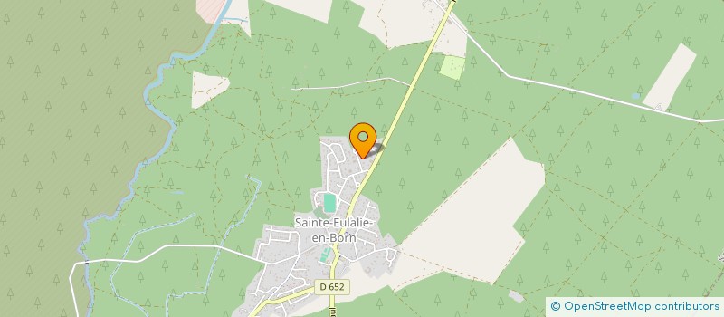 localisation de l'entreprise LE BOIS LANDAIS ECO DURABLE  SAINTE-EULALIE-EN-BORN