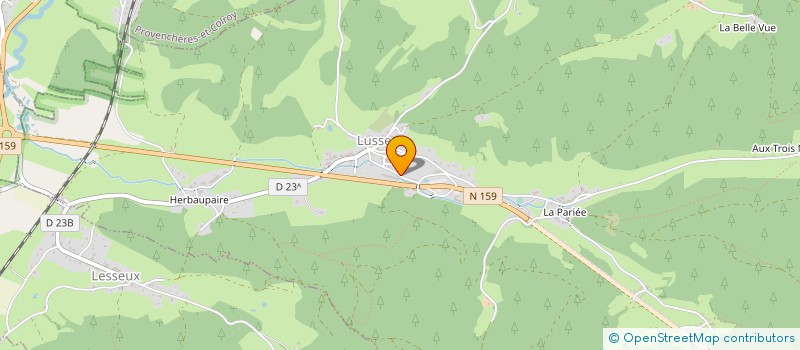 localisation de l'entreprise LE BOIS LUSSOIS  LUSSE