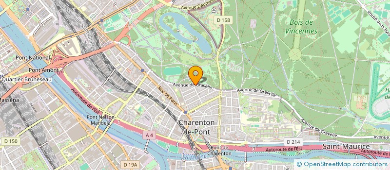 localisation de l'entreprise LE BOIS MAILLOT  CHARENTON-LE-PONT