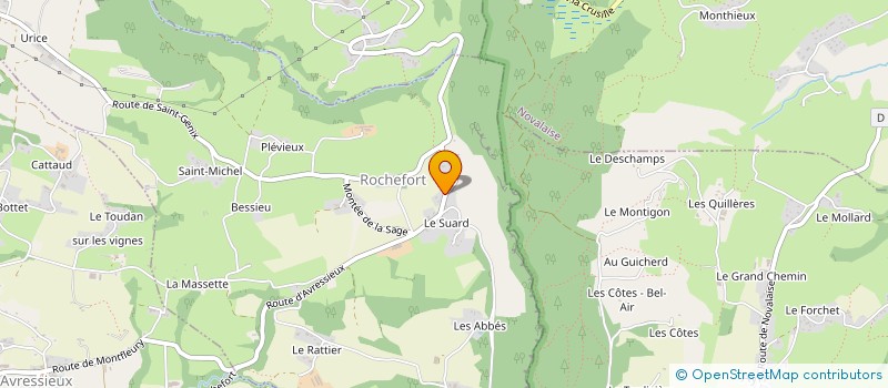 localisation de l'entreprise LE BOIS MARAIS  ROCHEFORT