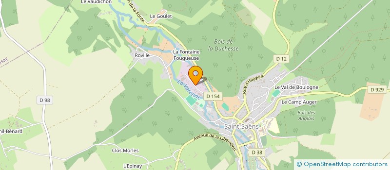 localisation de l'entreprise LE BOIS MASSIF à SAINT-SAENS