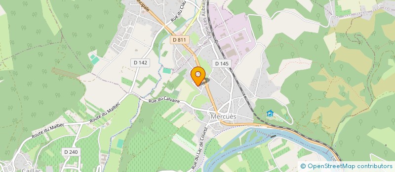 localisation de l'entreprise LE BOIS NOIR  SAINT GERY-VERS