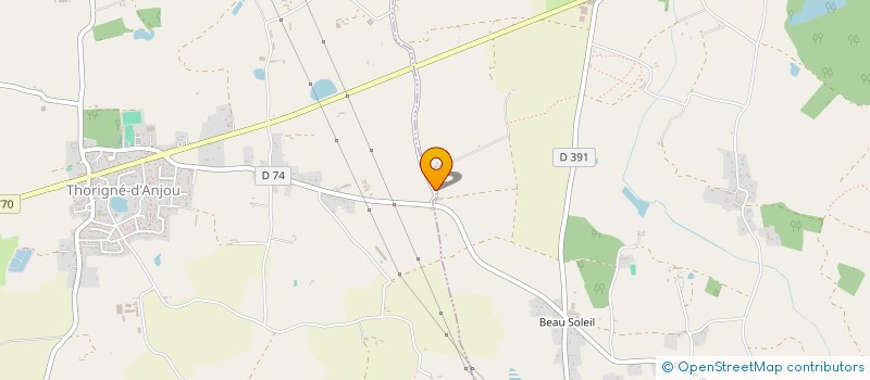 localisation de l'entreprise LE BOIS RICHARD  SCEAUX-D ANJOU