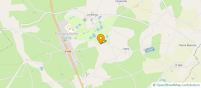 localisation de l'entreprise LE BOIS RICHARD PATRIMOINE à POULIGNY-NOTRE-DAME