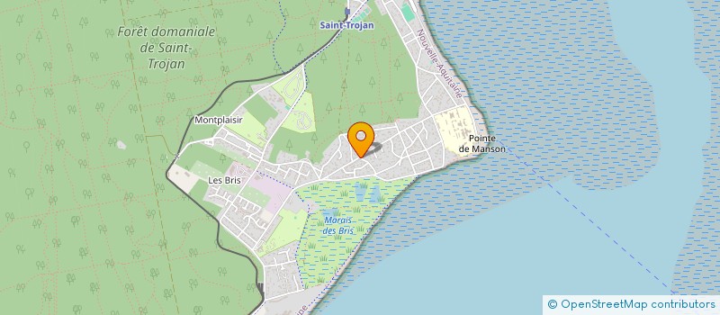 localisation de l'entreprise LE BOIS-ROUX  LE GRAND-VILLAGE-PLAGE