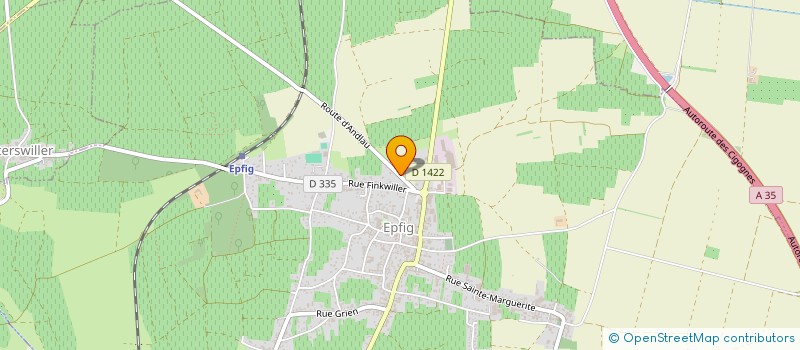 localisation de l'entreprise LE BOIS SUR MESURE à EPFIG
