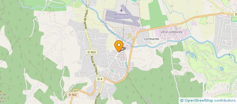 localisation de l'entreprise LE BOIS VAROIS  FAYENCE