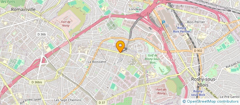 localisation de l'entreprise LE BOISDOM à MONTREUIL