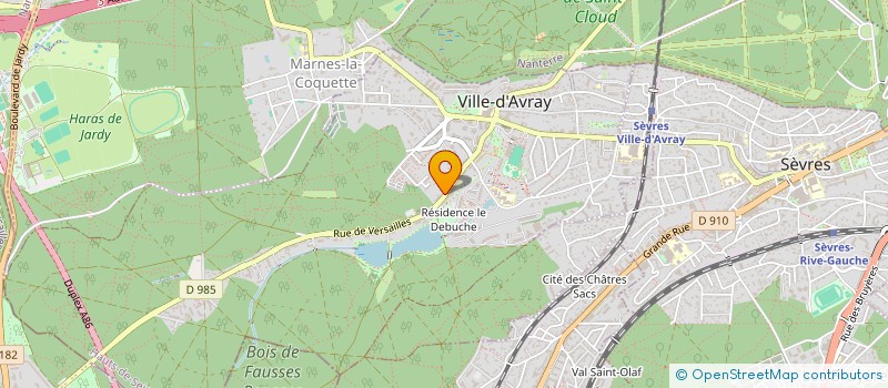 localisation de l'entreprise LE BOITE A FINANCEMENTS à VILLE-D'AVRAY