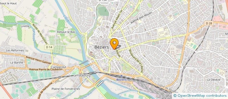 localisation de l'entreprise LE BOL  BEZIERS