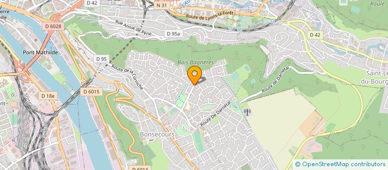 localisation de l'entreprise LE BOL D'AIR  BONSECOURS