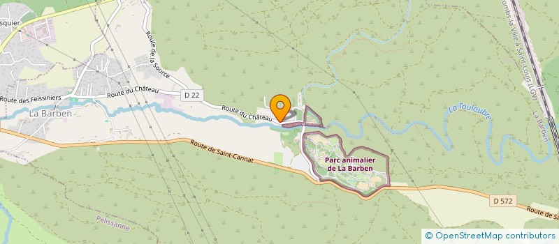 localisation de l'entreprise LE BOL D AIR BARBENAIS  LA BARBEN