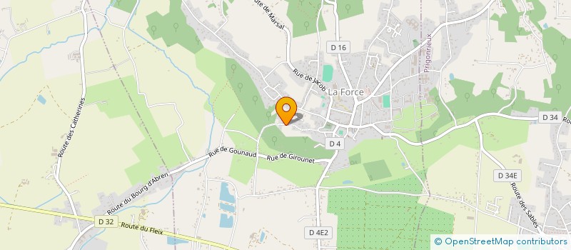 localisation de l'entreprise LE BOL D'ART  LA FORCE