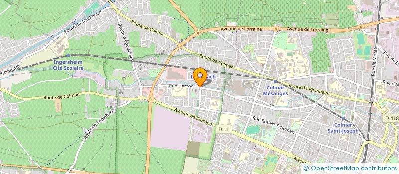 localisation de l'entreprise LE BOL D'OR  WINTZENHEIM