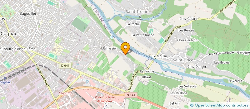 localisation de l'entreprise LE BOL TONNE à CHATEAUBERNARD