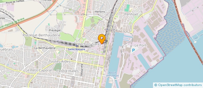 localisation de l'entreprise LE BOLERO à SAINT-NAZAIRE