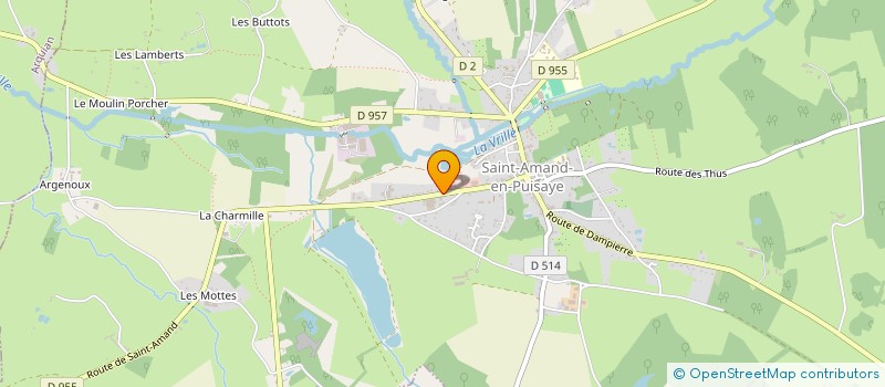 localisation de l'entreprise LE BOLERO à SAINT-AMAND-EN-PUISAYE