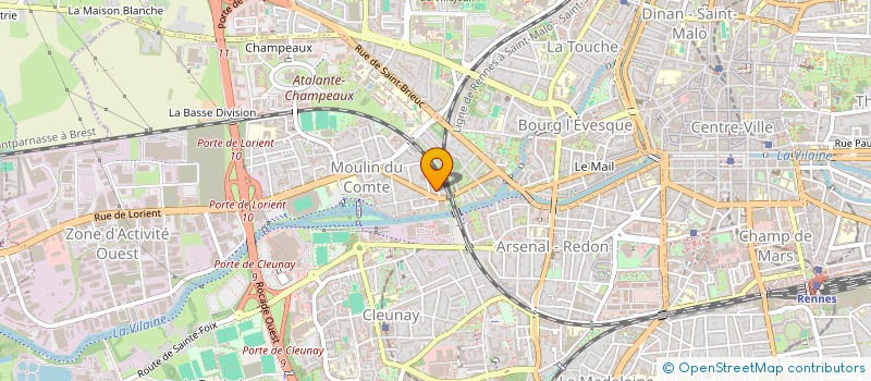 localisation de l'entreprise LE BOLLOC'H  RENNES