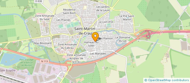 localisation de l'entreprise LE BOLVERT D ASIE à SAINT-MARTIN-DE-CRAU