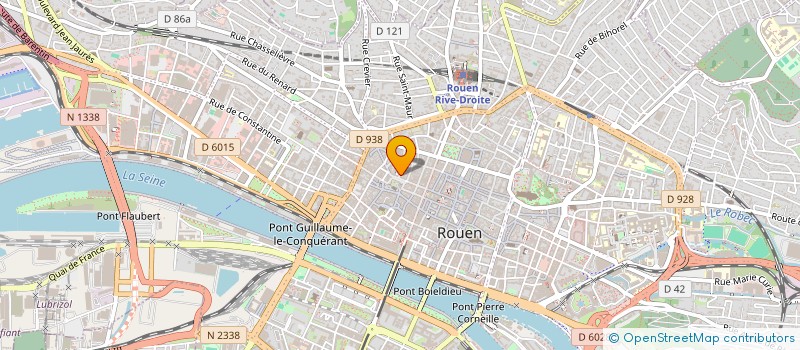 localisation de l'entreprise LE BOMA à ROUEN