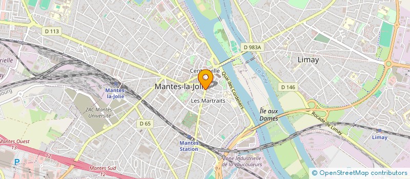 localisation de l'entreprise LE BON ACCEUIL à MANTES-LA-JOLIE