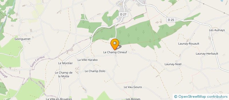 localisation de l'entreprise LE BON ACCUEIL à HENON