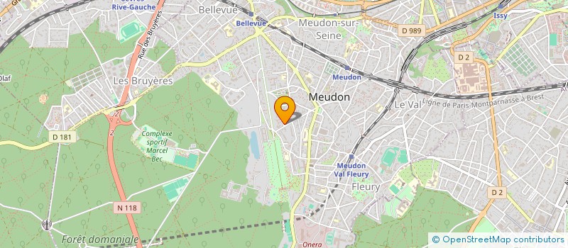 localisation de l'entreprise LE BON BB à MEUDON