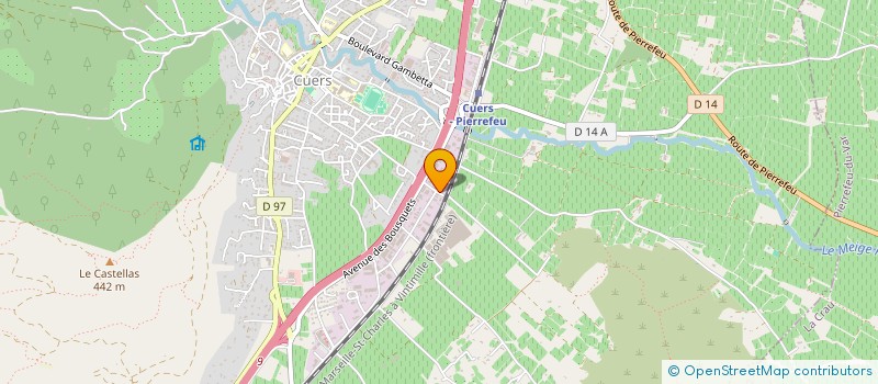localisation de l'entreprise LE BON BERGER à CUERS