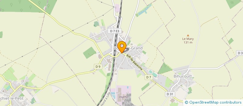 localisation de l'entreprise LE BON BISCUIT à ACHIET-LE-GRAND