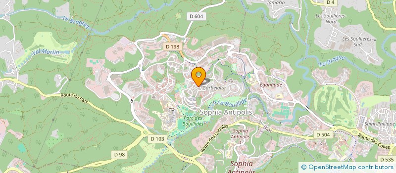 localisation de l'entreprise LE BON BUN  VALBONNE