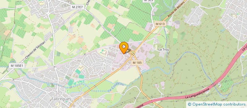 localisation de l'entreprise LE BON BUNS à FABREGUES